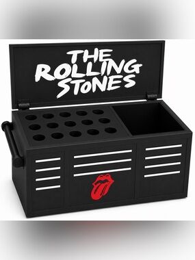 The Rolling Stones Mini Toolbox Pen And Trinket Holder Desk Top Organizer